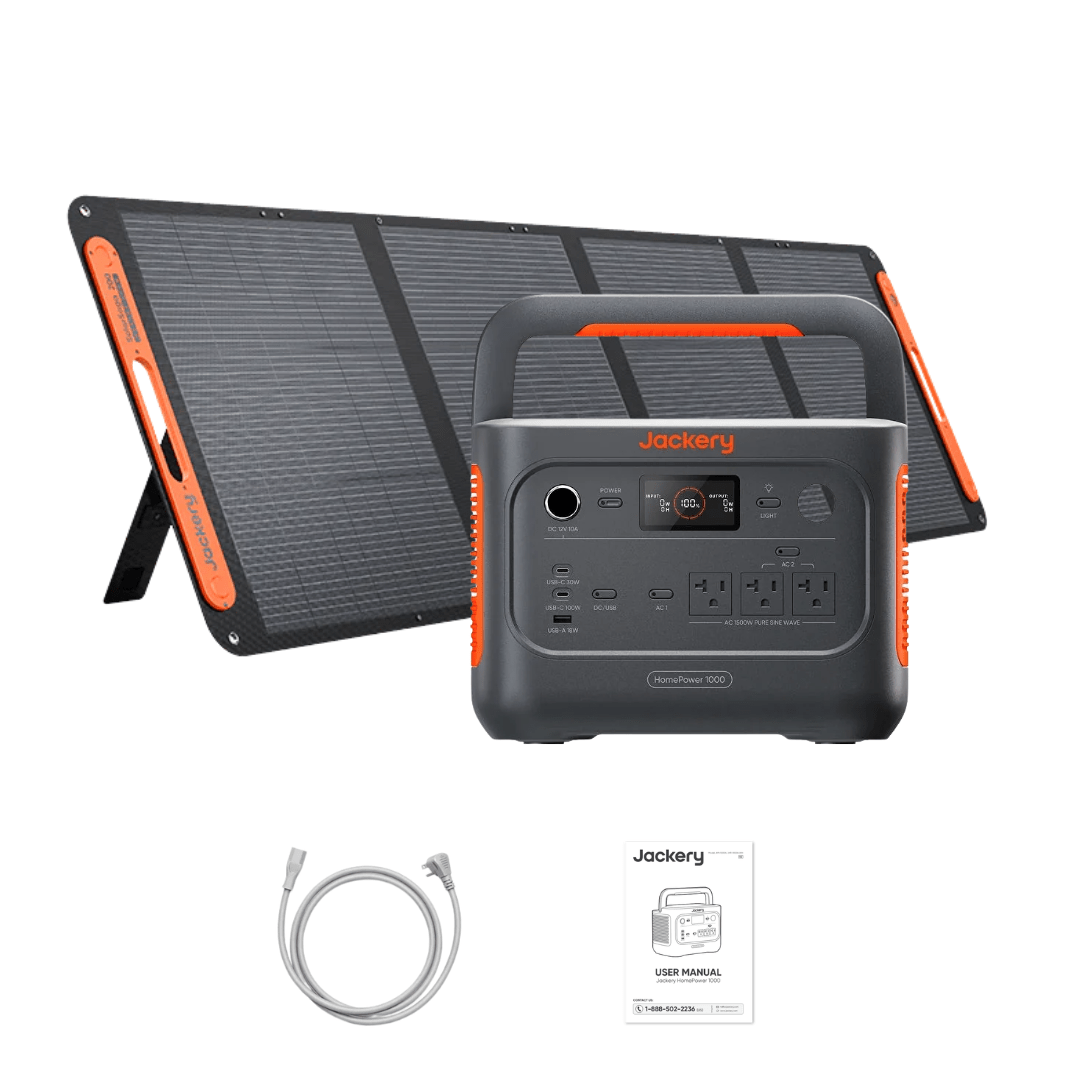 Jackery HomePower 1000 v2 Portable Power Station (Black)