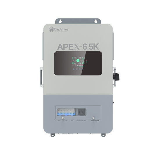 BigBattery APEX 6.5K Off-Grid Hybrid Inverter