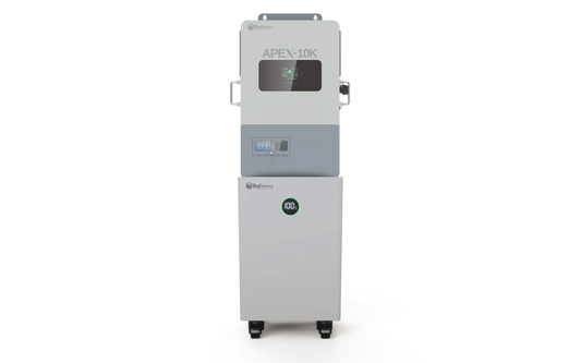 BigBattery NEXUS 51.2V 15kWH LiFePO4 Battery + APEX 10K Off-Grid Inverter
