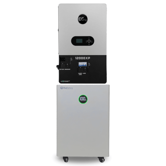 BigBattery NEXUS 51.2V 15kWh LiFePO4 Battery + EG4 12000XP 12,000W 48V Split Phase Off-Grid Inverter Kit