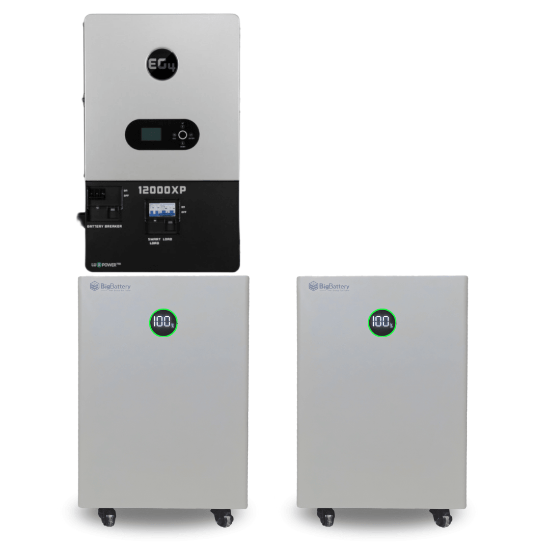 BigBattery NEXUS 51.2V 15kWh LiFePO4 Battery + EG4 12000XP 12,000W 48V Split Phase Off-Grid Inverter Kit