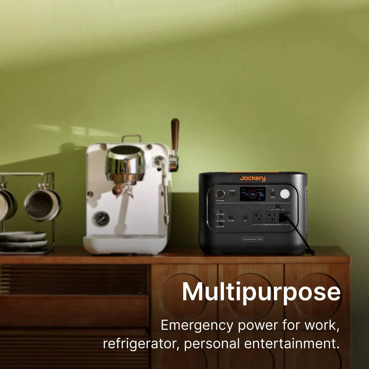 Jackery HomePower 1000 v2 Portable Power Station (White)