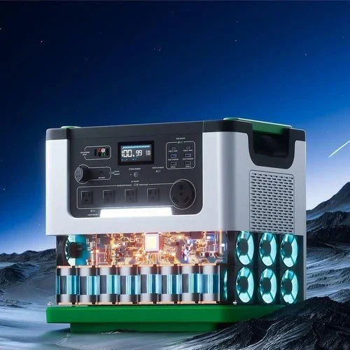 Natures Generator 2 x Lithium 3600 With 4 x 410W Monocrystalline Solar Panel + Wind Turbine (240V/7.2kW)