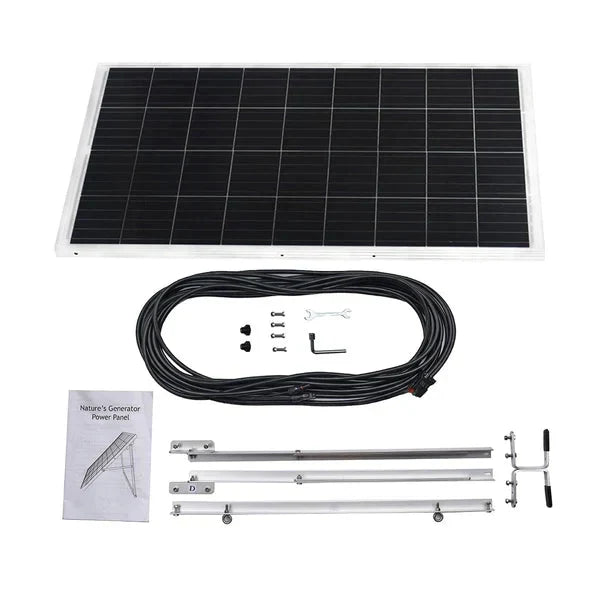 Natures Generator Lithium 3600 Pod With 2 x 100W  Monocrystalline Solar Panels