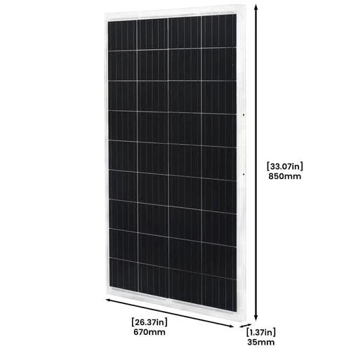Natures Generator Lithium 3600 Solar Generator With 2 x 410W Monocrystalline Solar Panel
