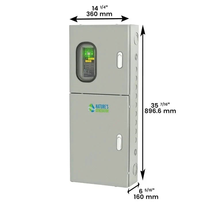 Natures Generator MyGrid 10K + Solar Battery + 125A Automatic Transfer Switch