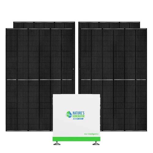 Natures Generator MyGrid 10K Solar Battery With 4 x 410W Rigid Solar Panels