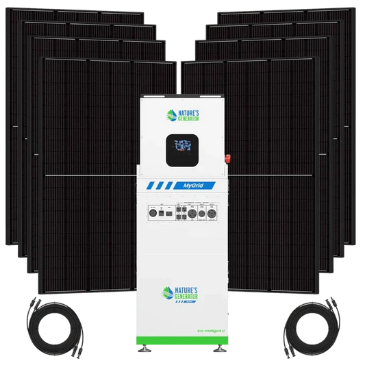 Natures Generator MyGrid 10K Solar Generator + 8 x Rigid 410W Solar Panel