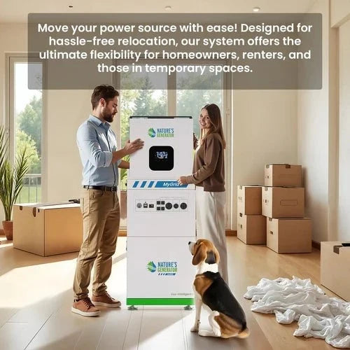 Natures Generator MyGrid 10K With Solar Battery + 8 x 410W Rigid Solar Panel