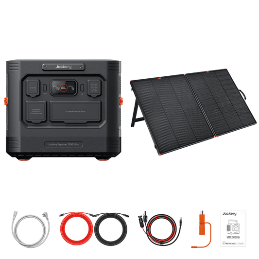 Jackery Explorer 1500 Ultra + Custom Solar Panels Kits