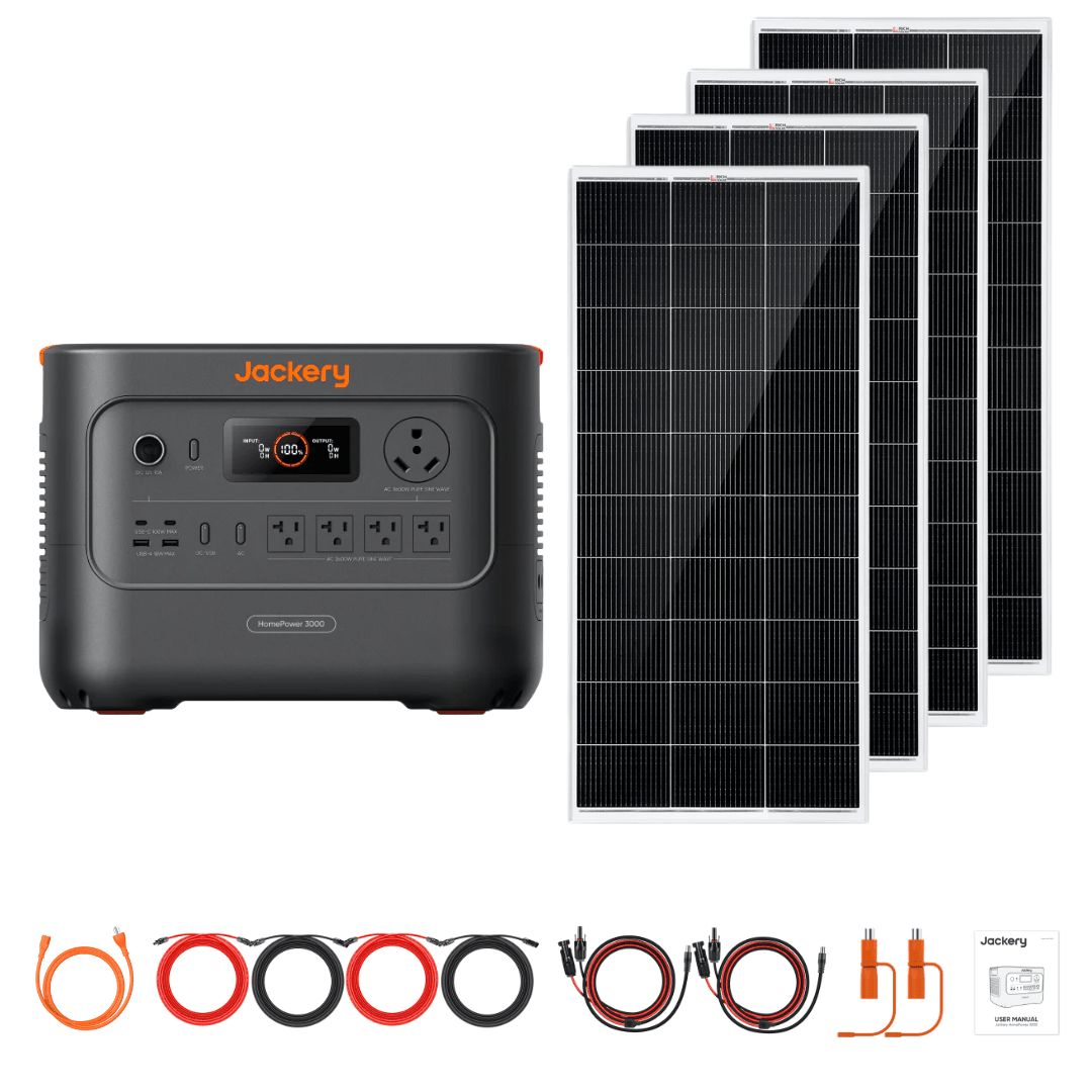 Jackery HomePower 3000 + Custom Solar Panels Kits