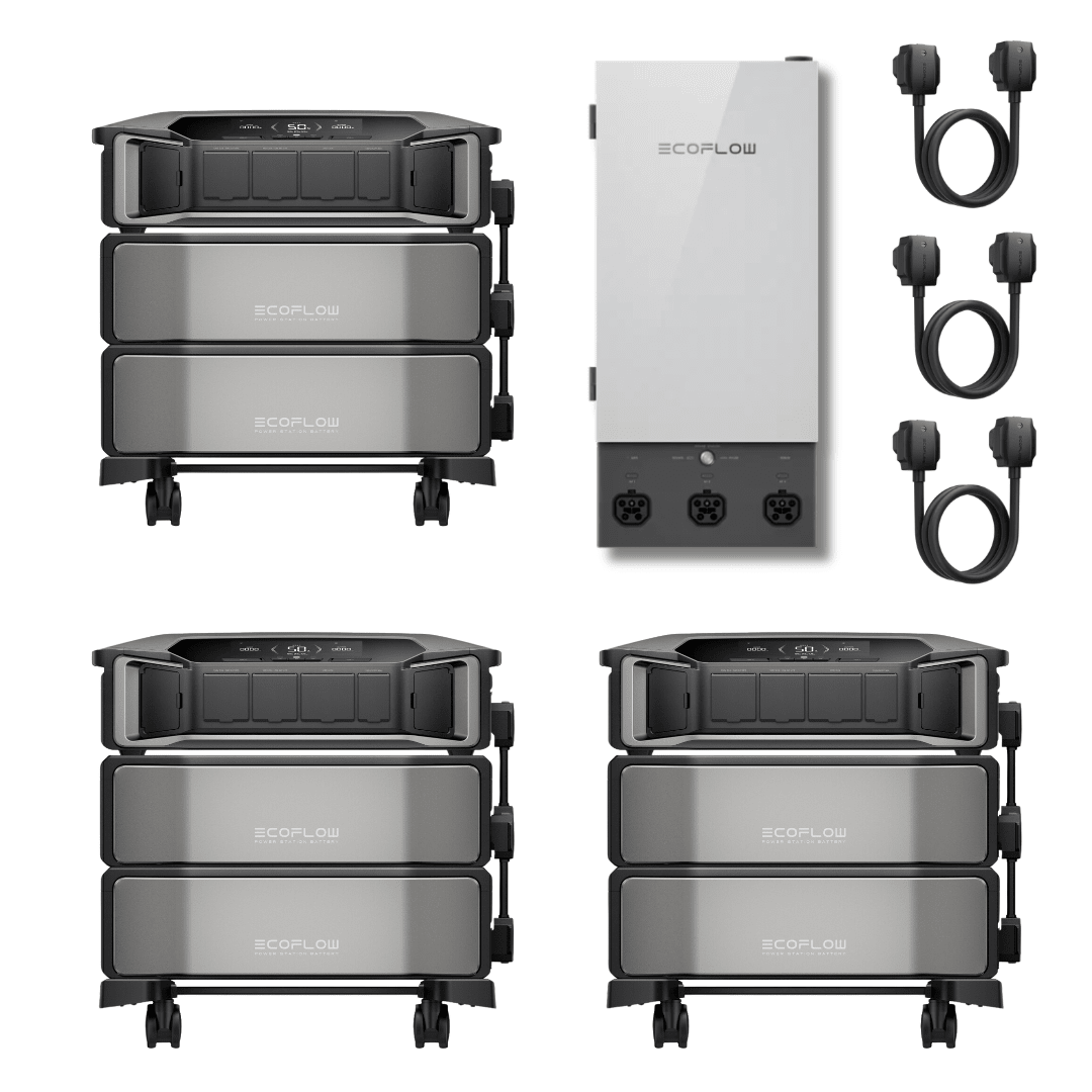 [Triple Kit] EcoFlow DELTA Pro Ultra With Batteries + Smart Home Panel 2